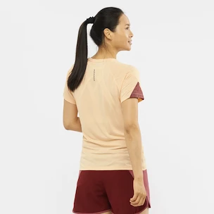 Salomon  Cross Run SS Tee Apricot Ice Női póló