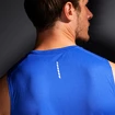 Salomon Cross Run Tank Nautical Blue/Black Ujjatlan póló férfiaknak