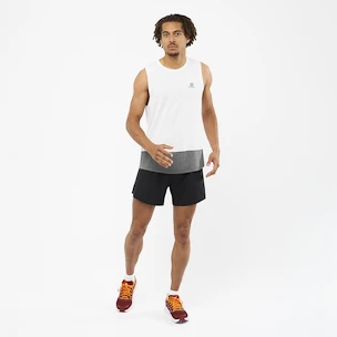 Salomon Cross Run Tank White/Black Ujjatlan póló férfiaknak