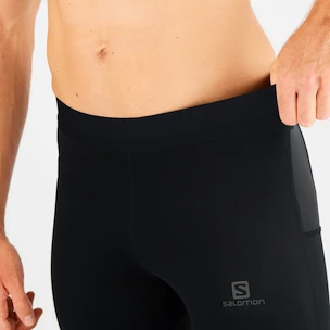 Salomon Cross Short Tight Black Férfirövidnadrág