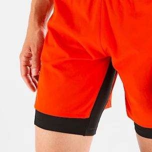Salomon Cross Twinskin Shorts Fiery Red Férfirövidnadrág