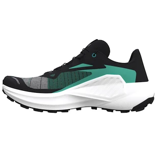 Salomon Genesis Black/Electric Green/Cherry Tomato  Férfi futócipő UK 9