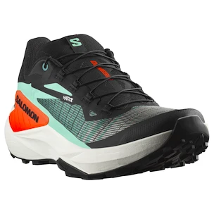 Salomon Genesis Black/Electric Green/Cherry Tomato   Férfi futócipő