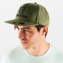 Salomon  Logo Cap Flexfit® Olive Night  Baseballsapka