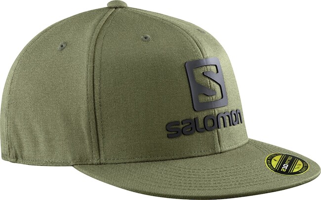 Salomon  Logo Cap Flexfit® Olive Night SS22 Baseballsapka
