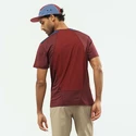 Salomon  Outline SS Tee Cabernet Férfipóló