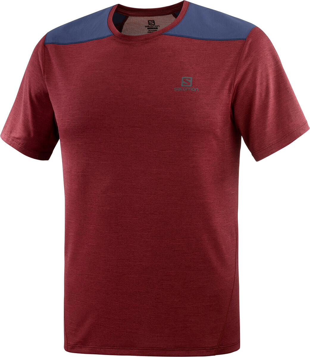 Salomon  Outline SS Tee Cabernet  Férfipóló