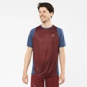 Salomon Sense Aero SS Tee Cabernet Férfipóló