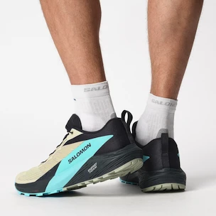Salomon Sense Ride 5 Alfalfa / Carbon / Peacock Blue  Férfi futócipő UK 11