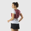 Salomon  Skin 8 Set Earth Red/Cabernet  Női futómellény