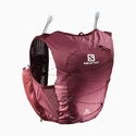 Salomon  Skin 8 Set Earth Red/Cabernet  Női futómellény
