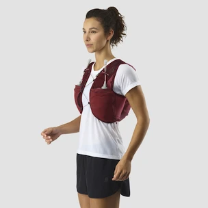 Salomon  Skin 8 Set Earth Red/Cabernet  Női futómellény