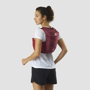 Salomon  Skin 8 Set Earth Red/Cabernet  Női futómellény