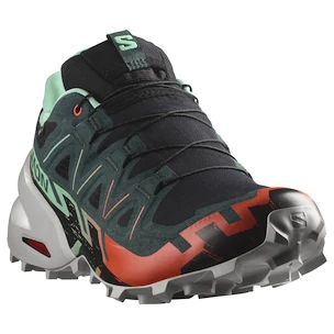 Salomon Speedcross 6 Gore-Tex Black/Electric Green/Cherry Tomato   Női futócipő