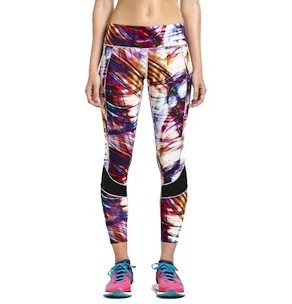 Saucony  Finishing Kick Crop Multi Print Női leggings