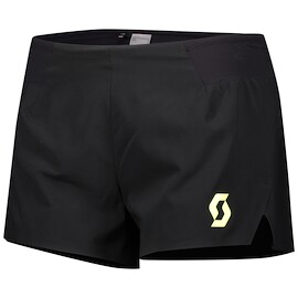 Scott  Split Shorts RC Run Black/Yellow  Női rövidnadrág