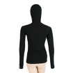 Sensor Merino DF funkcionális női póló kapucnival, fekete