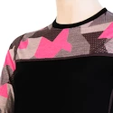Sensor Merino Impress funkcionális női póló, fekete-terepszínű