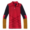 Smartwool  W Intraknit Merino 200 Colorblck 1/4 Zip pomegranate Női póló