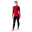 Smartwool  W Intraknit Merino 200 Colorblck 1/4 Zip pomegranate Női póló
