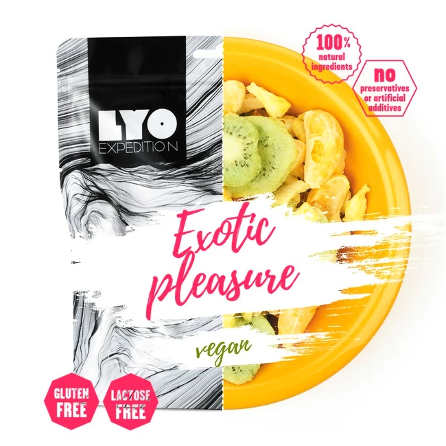 Snack Lyo Exotic pleasure (banán, ananász, mandarin, kiwi)