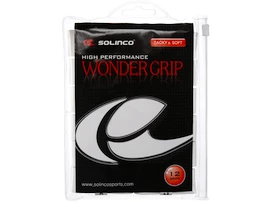 Solinco Wonder Grip 12 Pack White Felső nyélvédő overgrip