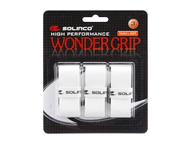 Solinco Wonder Grip 3 Pack White Felső nyélvédő overgrip