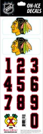 Sportstape ALL IN ONE HELMET DECALS - CHICAGO BLACKHAWKS Védősisakszám