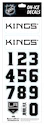 Sportstape  ALL IN ONE HELMET DECALS - LOS ANGELES KINGS  Védősisakszám