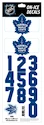 Sportstape  ALL IN ONE HELMET DECALS - TORONTO MAPLE LEAFS  Védősisakszám