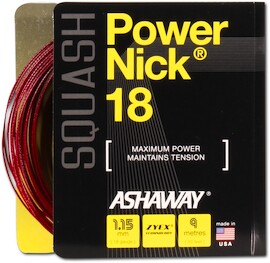 Squash fonás Ashaway PowerNick 18 Zyex Red 1,15 mm