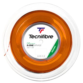 Squash fonott Tecnifibre String X-One Orange 1,18 mm - tekercs 200 m