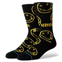 Stance  Nirvana Face Black  Zokni