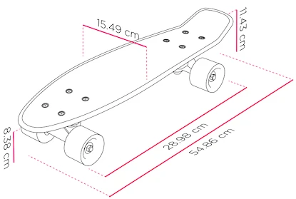 Street Surfing  Pop Board Super Black Dot  Gördeszka
