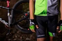 Team Black/Green gyermek kerékpáros nadrág