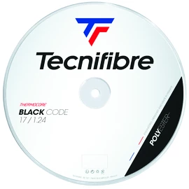 Tecnifibre Black Code 1,24 mm (200m) Teniszütő húrozása