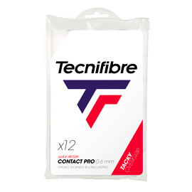 Tecnifibre Contact Pro 12 fehér teniszütő fedőgrip