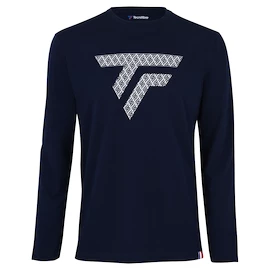 Tecnifibre Pro Training Tee LS Navy Férfipóló