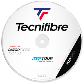 Tecnifibre Razor Code White (200 m) Teniszütő húrozása