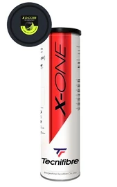 Tecnifibre X-One (4 db) Teniszlabdák