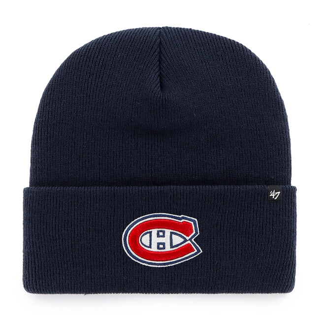 Téli sapka 47 Brand Haymaker mandzsetta kötött NHL Montreal Canadiens