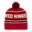Téli sapka 47 Brand Ice Cap mandzsetta kötött NHL Detroit Red Wings