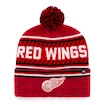 Téli sapka 47 Brand Ice Cap mandzsetta kötött NHL Detroit Red Wings