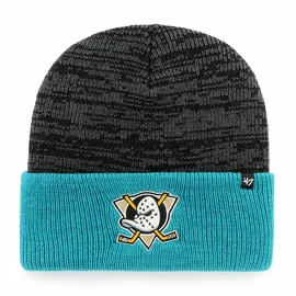 Téli sapka 47 Brand kéttónusú Brain Freeze Cuff Knit NHL Anaheim Ducks