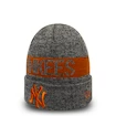 Téli sapka New Era Marl Cuff Knit MLB New York Yankees szürke