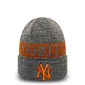 Téli sapka New Era Marl Cuff Knit MLB New York Yankees szürke