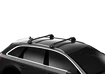 Tetőcsomagtartó Edge fekete Volkswagen Touran II (5T) 5-dr MPV tetőcsomagtartóval (hagus) 2015+hoz