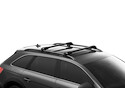 Tetőcsomagtartó Thule Edge Black Volkswagen Caddy Maxi Life 5-dr MPV Tetősínek 08-15
