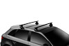 Tetőcsomagtartó Thule EVO WingBar Blackkel AUDI A1 5-dr Hatchback Normál tető 19-21