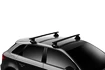 Tetőcsomagtartó Thule EVO WingBar Blackkel Audi A1 5-dr Hatchback Normál tető 19+